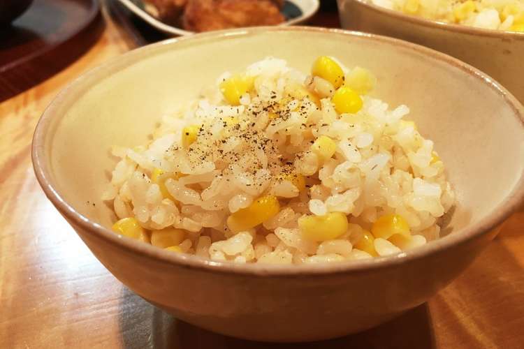 缶詰で簡単 炊飯器でとうもろこしごはん レシピ 作り方 By ちゃ こ る クックパッド 簡単おいしいみんなのレシピが360万品