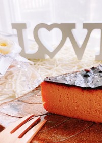 簡単♡キャラメルバスク風チーズケーキ