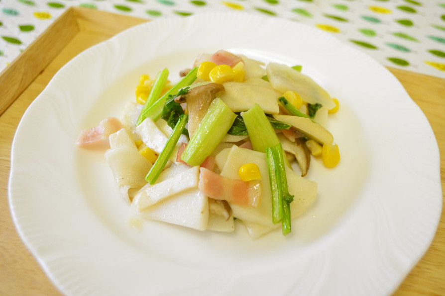 カブとベーコンのハッシュレシピ