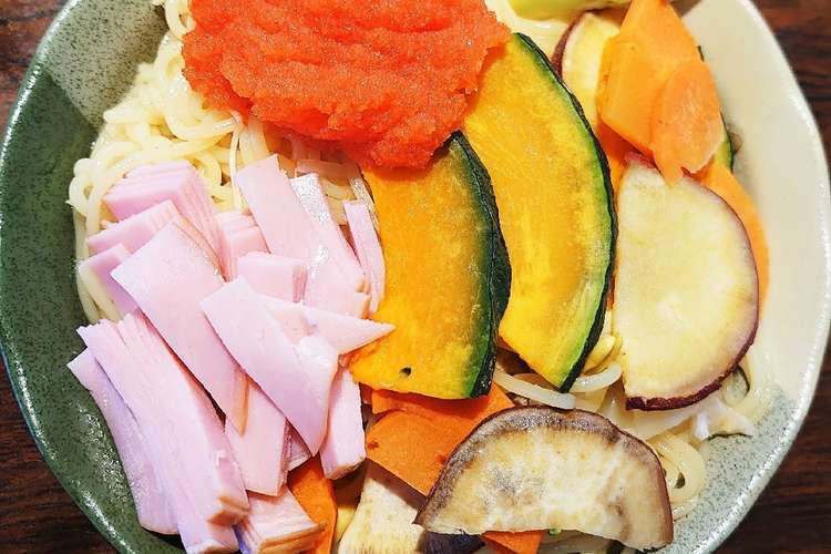 低糖質サラダ麺 温野菜ぶっかけつけ麺 レシピ 作り方 By 三毛猫調理愛好家 クックパッド 簡単おいしいみんなのレシピが365万品