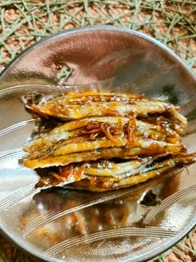 きびなごのカリカリ生姜醤油味の写真