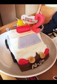 誕生日に☆パトカーケーキ