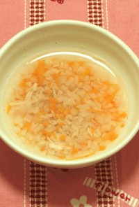 【離乳食中期】鶏のスープ煮