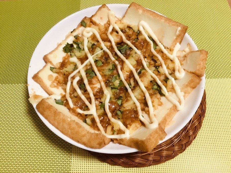 厚揚げ・チーズ(ニラ) マヨ・醤油味の画像