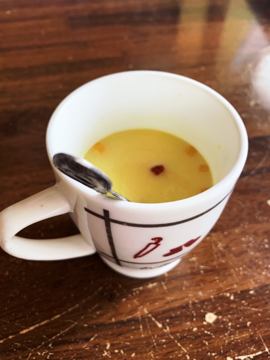 コーンスープがサッと溶ける方法の画像