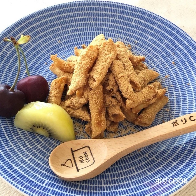 栄養たっぷりおやつ きなこのマカロニ レシピ 作り方 By ポリcook クックパッド