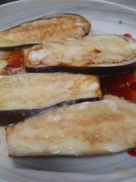 ナス × チーズ × マヨ醤油=美味し♪
