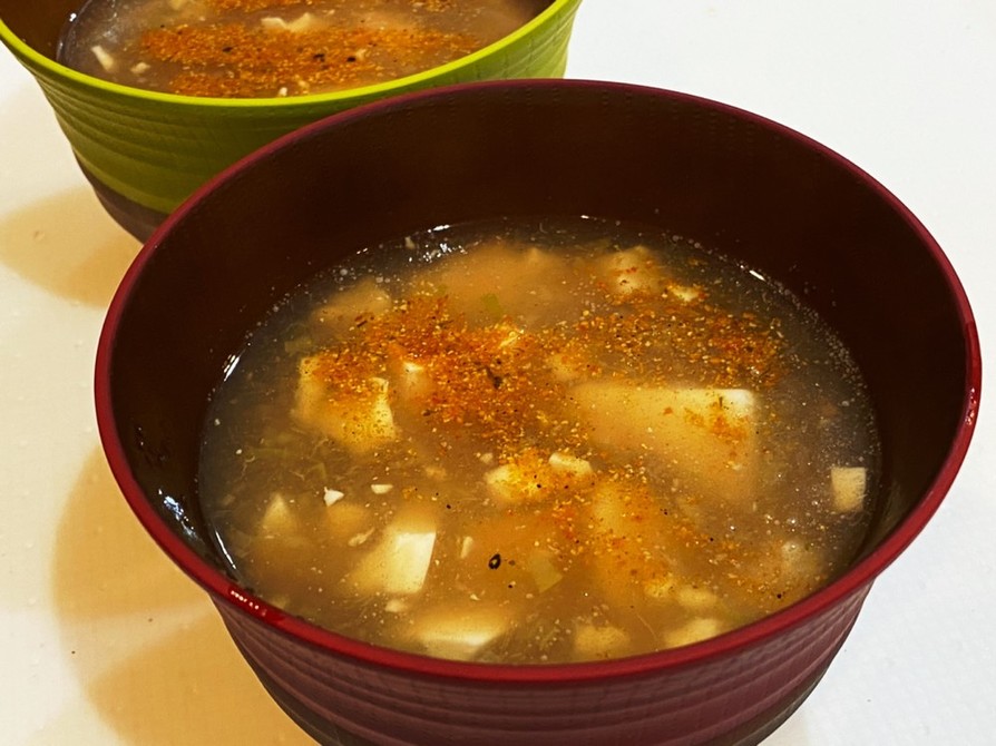 豆腐のおろしあんかけスープの画像