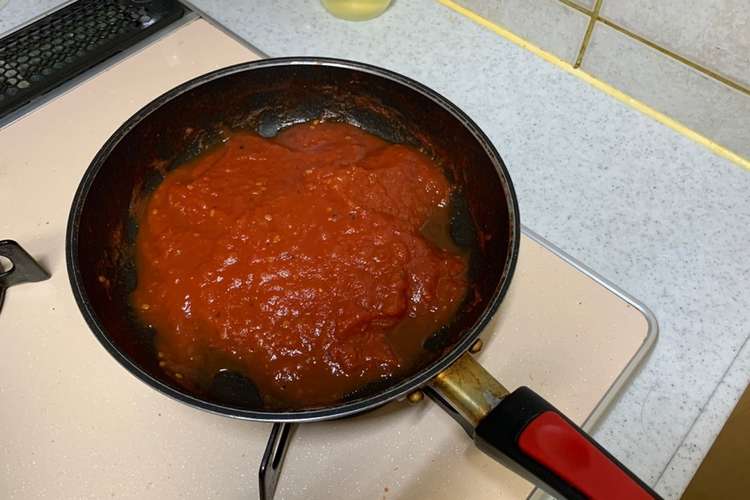 トマト缶で万能ピザソースを作ります レシピ 作り方 By ひろpina クックパッド