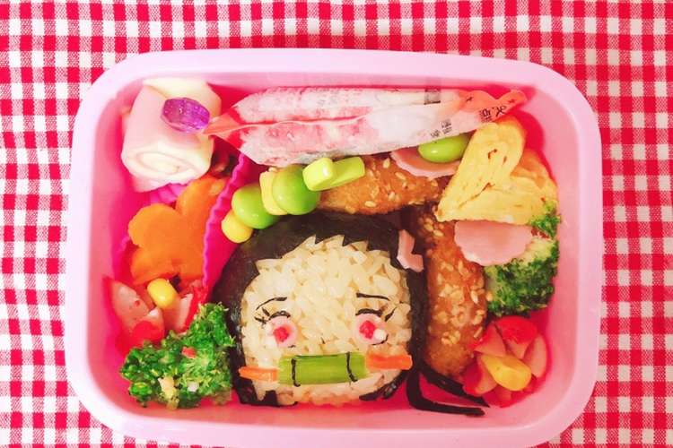 鬼滅の刃 禰豆子 キャラ弁 デコ弁 レシピ 作り方 By もこにゃん クックパッド 簡単おいしいみんなのレシピが357万品