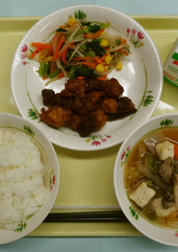 【学校給食】青菜のコーン和え