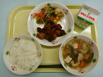 【学校給食】青菜のコーン和えの写真
