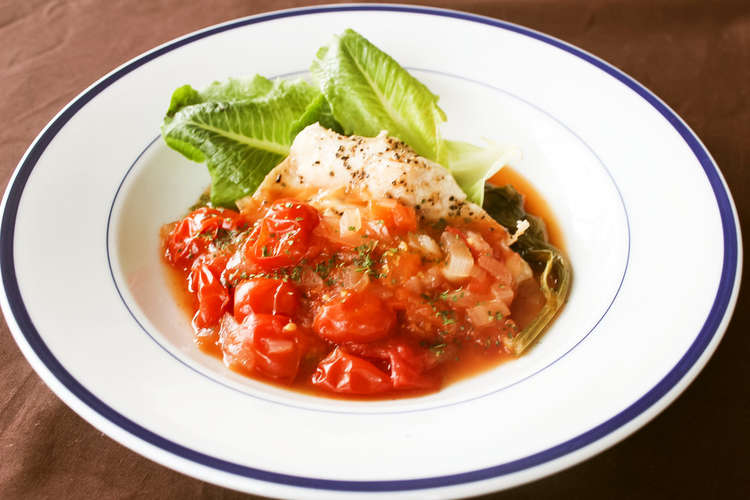 ヘルシー 鶏むね肉のトマトソース掛け レシピ 作り方 By メトレフランセ クックパッド 簡単おいしいみんなのレシピが349万品