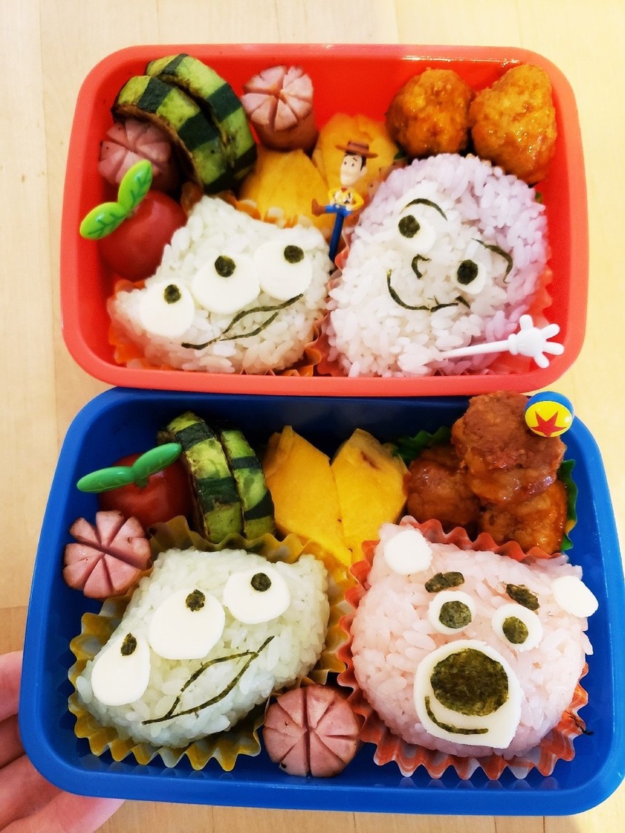 幼稚園のお弁当第61段!!トイストーリーの画像