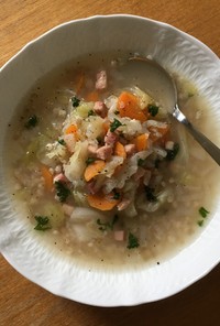【朝スープ】蕎麦の実のダイエットスープ