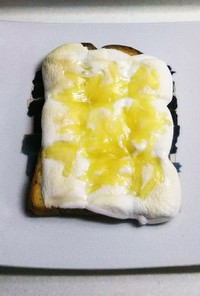 マシュマロチーズトースト