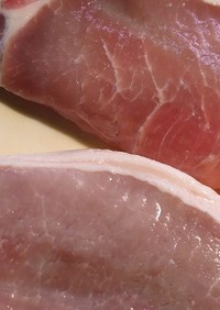 冷凍焼けの豚肉　復活方法