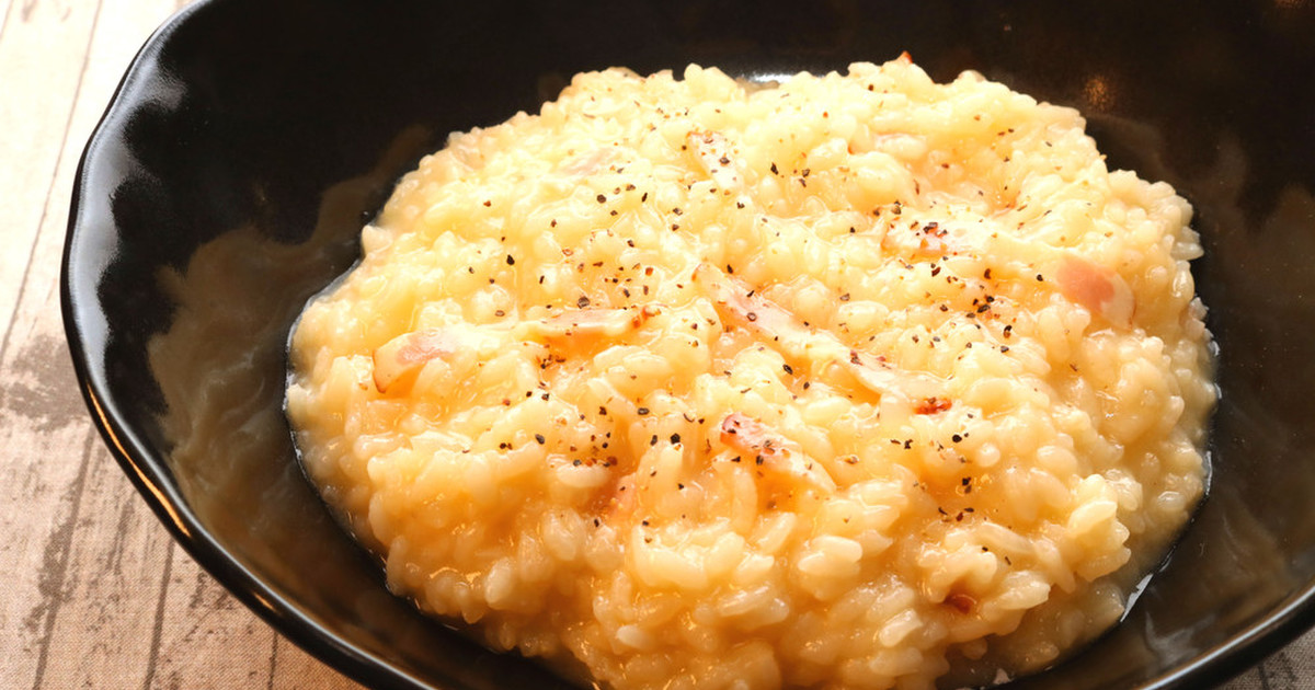 レンジで簡単！生米から作るチーズリゾット by パンダワンタン 【クックパッド】 簡単おいしいみんなのレシピが369万品