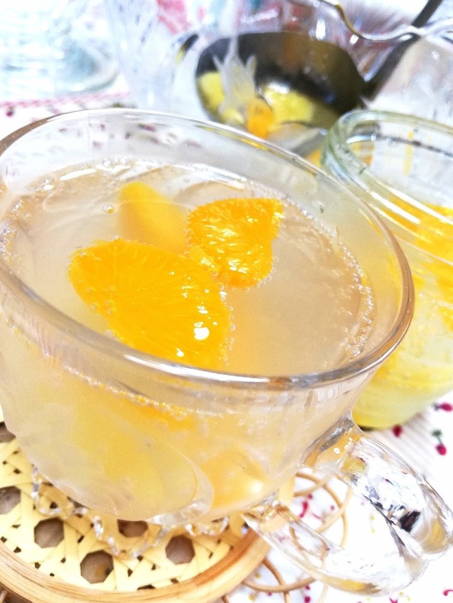 クリスタルレモンでフルーツポンチの画像