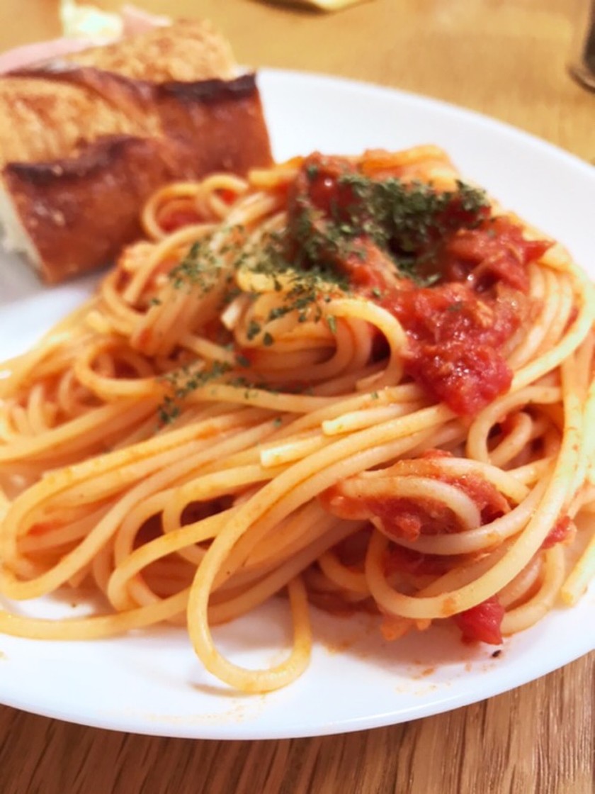 ツナとドライトマトのパスタベイクレシピ