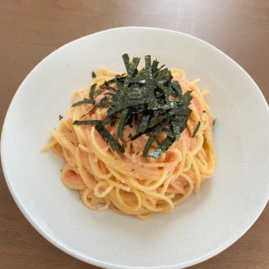 明太子スパゲティの写真