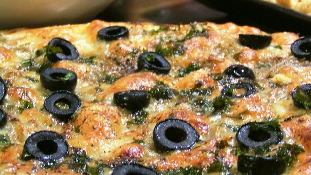 オリーブとアンチョビのピザ レシピ 作り方 By パティシエママ クックパッド