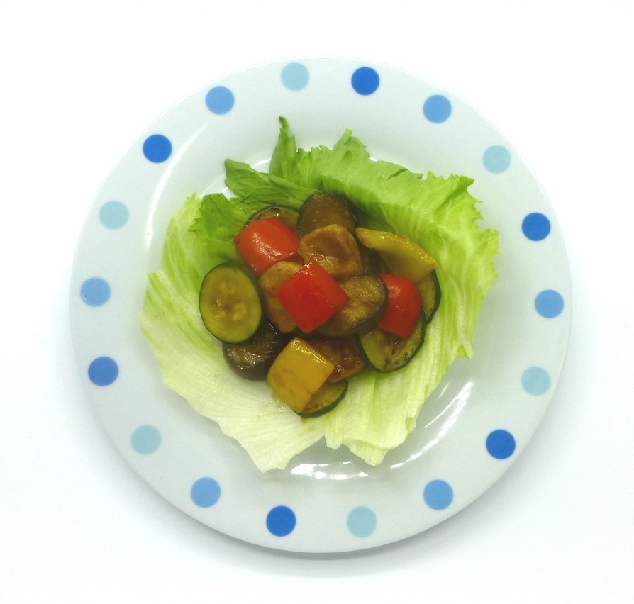 生麩レシピ　なま麸と夏野菜炒めの画像