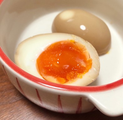 【簡単】煮ない半熟煮卵の写真