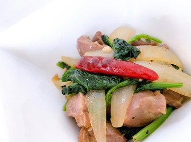 韓国料理 タットンチプ 砂肝炒めの写真