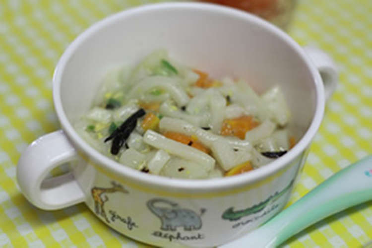 離乳食 後期 スープ煮込み 焼き うどん レシピ 作り方 By みわ H L クックパッド 簡単おいしいみんなのレシピが360万品