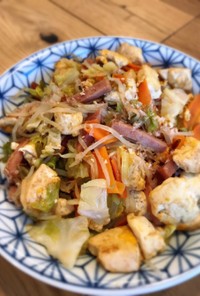 コクうま☆野菜たっぷり豆腐チャンプルー