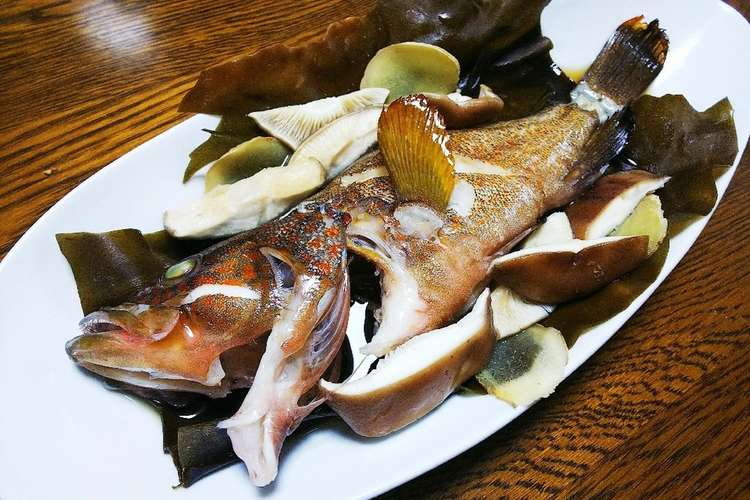 アコウ 白身魚 の酒蒸し レシピ 作り方 By つりぱぱ クックパッド 簡単おいしいみんなのレシピが366万品