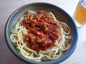 ミートソーススパゲティ