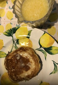レモンとヨーグルト　パンケーキ