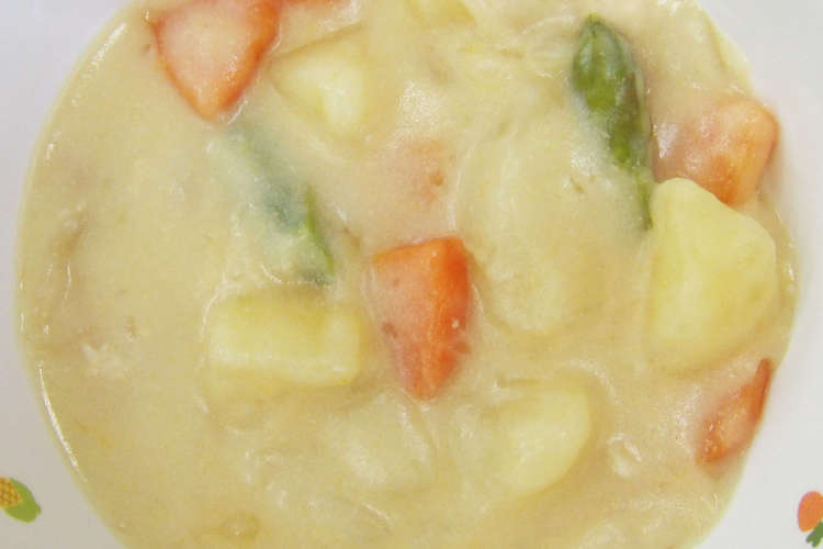 アスパラ豆乳シチュー レシピ 作り方 By いなべ市 クックパッド