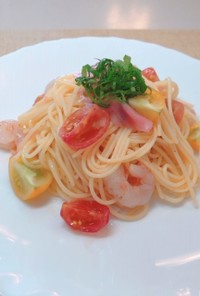 甘酢生姜の冷製パスタ