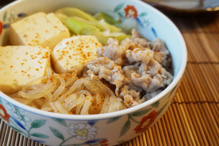 簡単 麺つゆで肉豆腐 レシピ 作り方 By ゆうゆう0221 クックパッド 簡単おいしいみんなのレシピが355万品