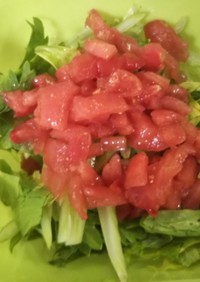 サラダのトッピング可愛いトマトの作り方