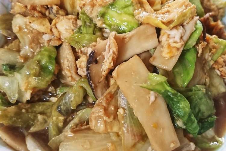 エリンギとレタスのオイスター炒め レシピ 作り方 By まるまろ クックパッド