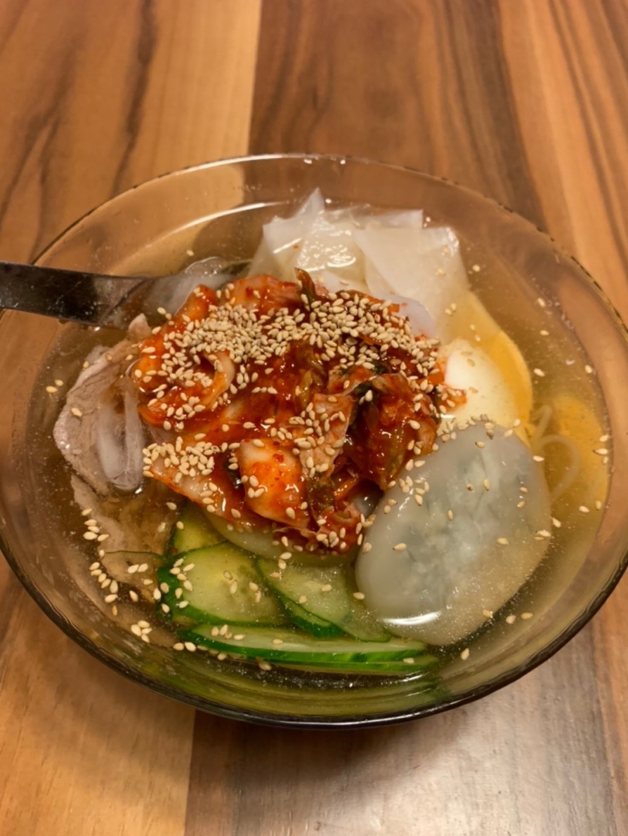 【白滝ダイエット】韓国水冷麺の画像