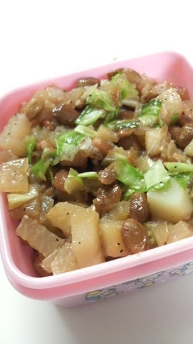 ご飯につまみに☆とまらない納豆炒め☆