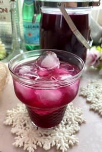 夏バテ予防に赤紫蘇ジュースのシロップ作り