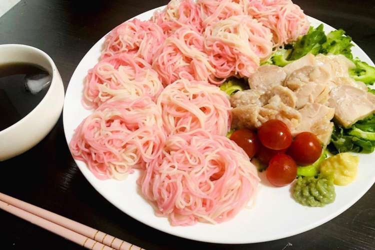 ずぼらの簡単 カラフルそうめん レシピ 作り方 By あゆん21 クックパッド