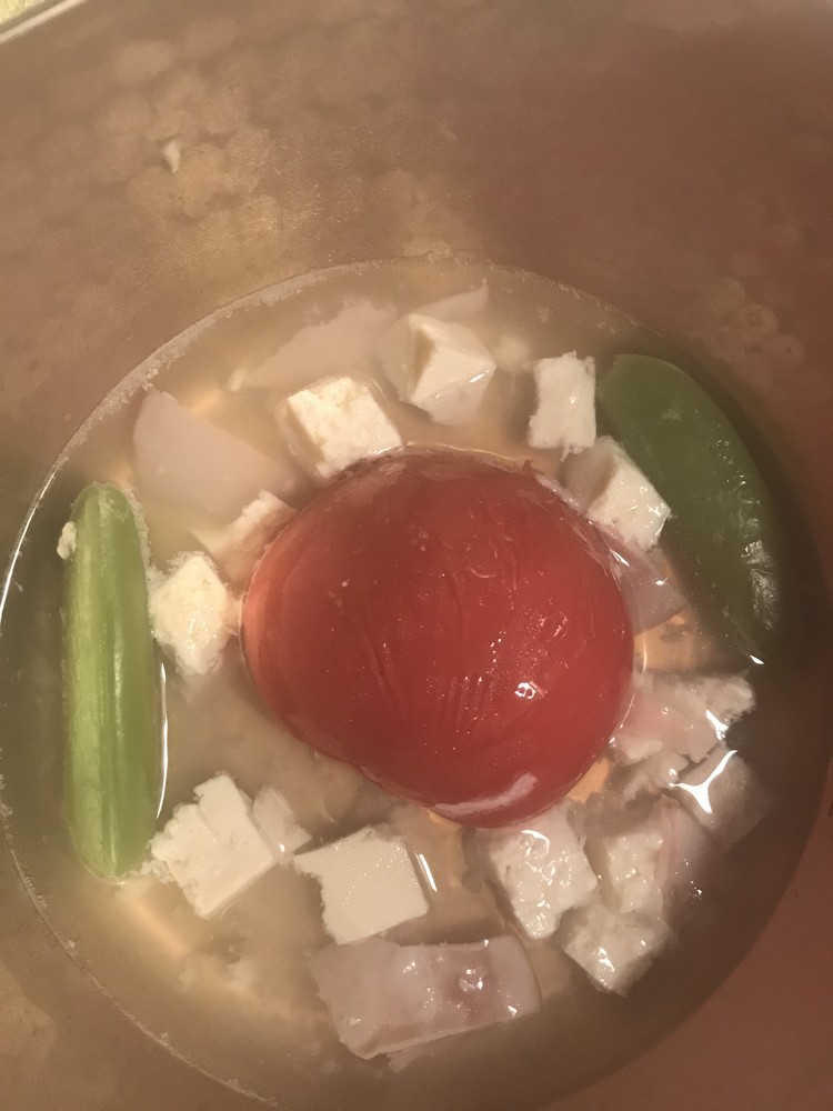 スナップエンドウのトマト煮の画像