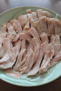 プリプリ茹で鶏の作り方