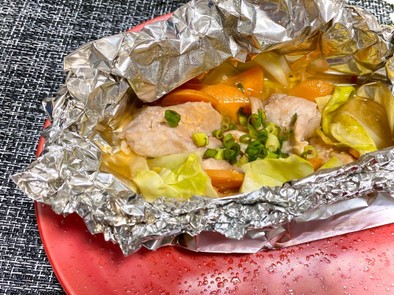 簡単放置料理！鶏キャベツの「蒸し回鍋肉」の写真