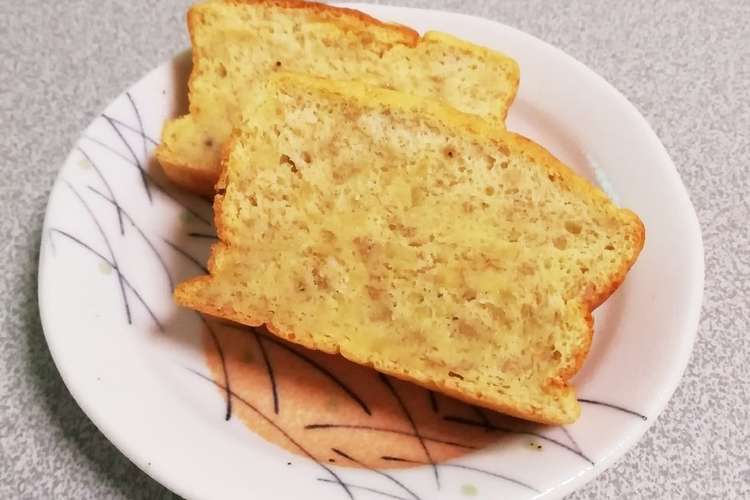 材料3つ カロリーオフのバナナケーキ レシピ 作り方 By 莉々子 クックパッド