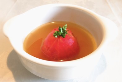 名店の味♡絶品トマト丸ごとスープ煮込みの写真