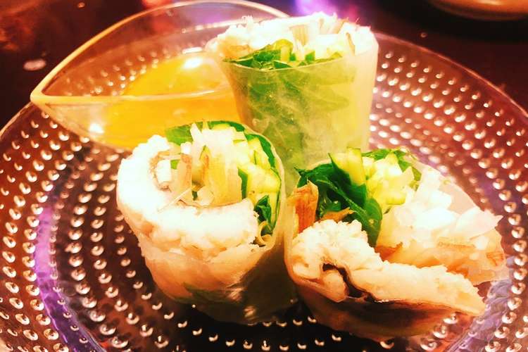 元コックが教える鱧湯引きの洋風生春巻き レシピ 作り方 By ダイゴメシ 太期一樹 クックパッド 簡単おいしいみんなのレシピが364万品