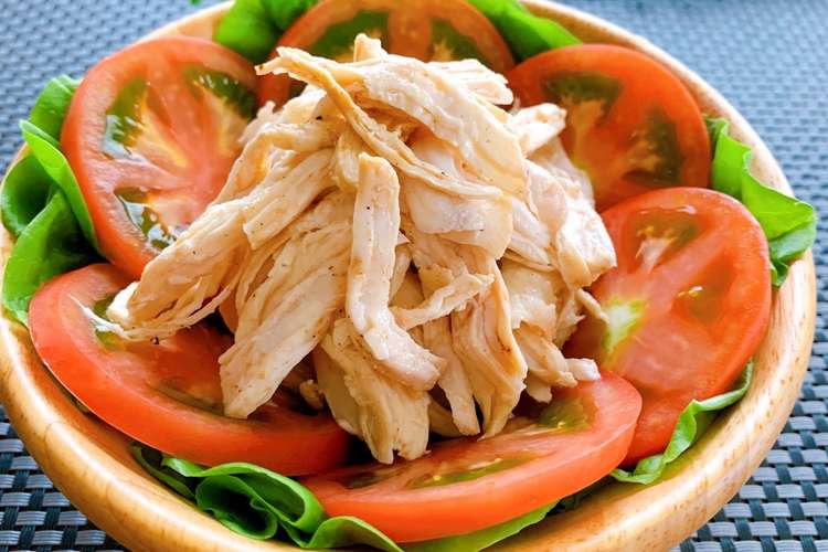 我が家の簡単 ほぐしサラダチキン レシピ 作り方 By とまぷり クックパッド 簡単おいしいみんなのレシピが360万品